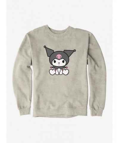 Kuromi Sitting Sweatshirt $10.92 Sweatshirts