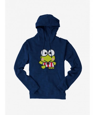 Keroppi Waving Stripes Hoodie $11.85 Hoodies