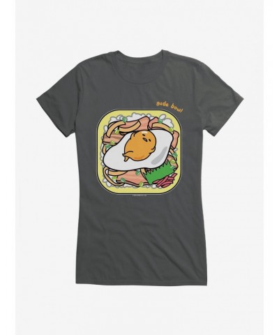 Gudetama Gude Bowl Girls T-Shirt $9.16 T-Shirts