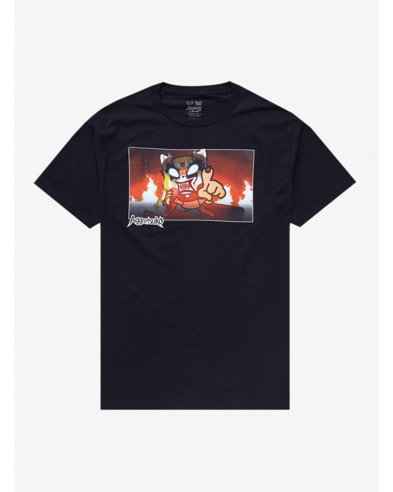 Aggretsuko Flame T-Shirt $4.27 T-Shirts