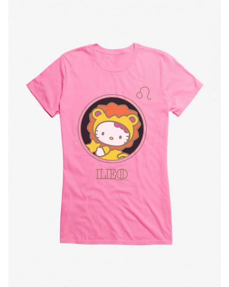 Hello Kitty Star Sign Leo Stencil Girls T-Shirt $8.76 T-Shirts