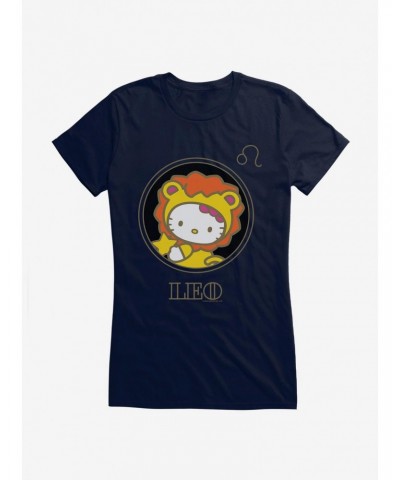 Hello Kitty Star Sign Leo Stencil Girls T-Shirt $8.76 T-Shirts