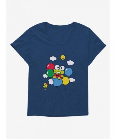 Keroppi Balloon Escape Girls T-Shirt Plus Size $7.18 T-Shirts
