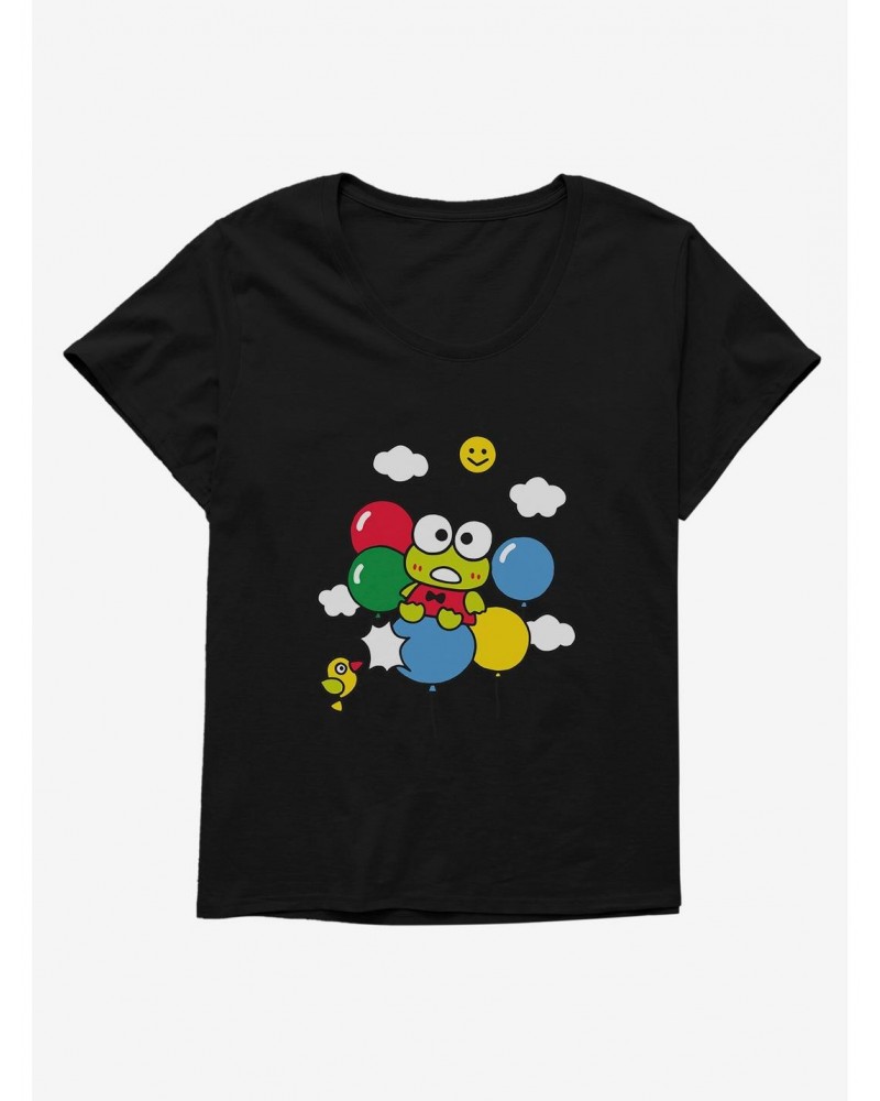 Keroppi Balloon Escape Girls T-Shirt Plus Size $7.18 T-Shirts