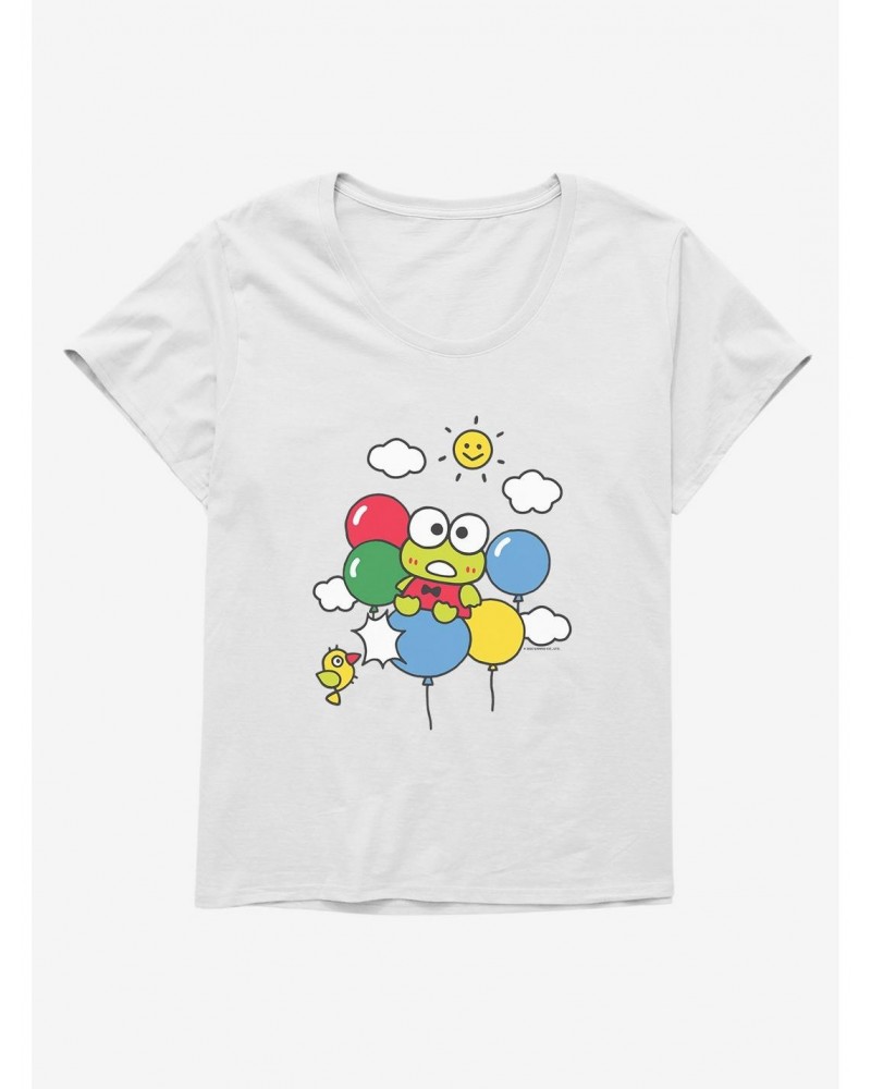 Keroppi Balloon Escape Girls T-Shirt Plus Size $7.18 T-Shirts