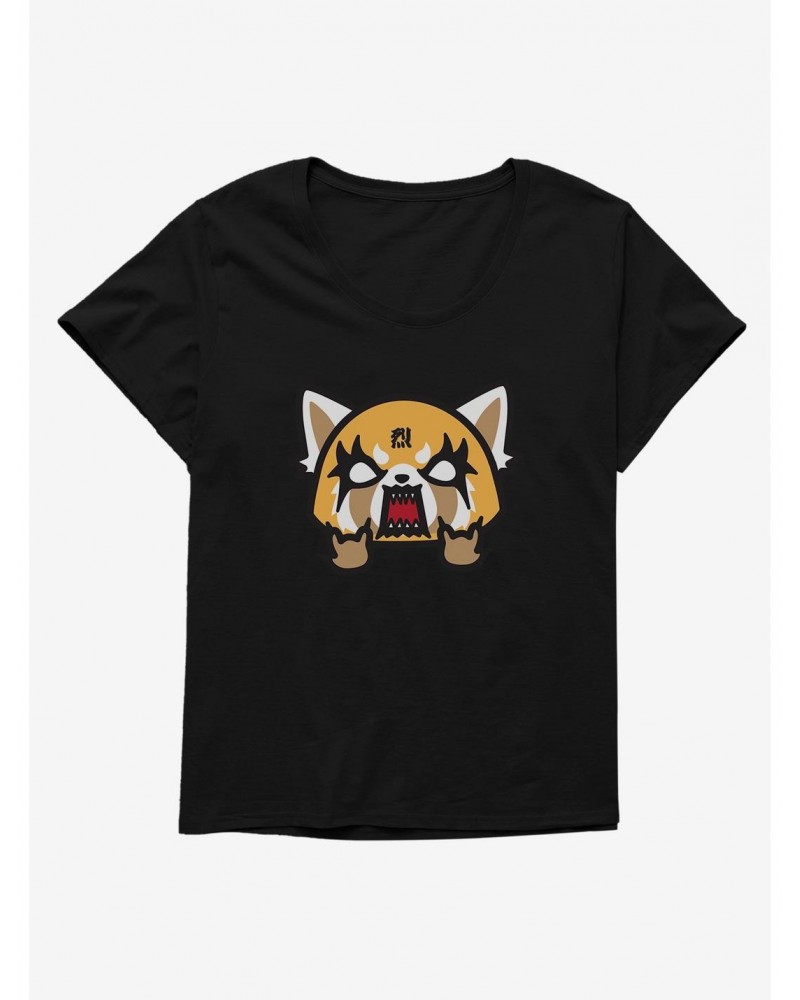 Aggretsuko Metal Rock & Roll Girls T-Shirt Plus Size $7.63 T-Shirts