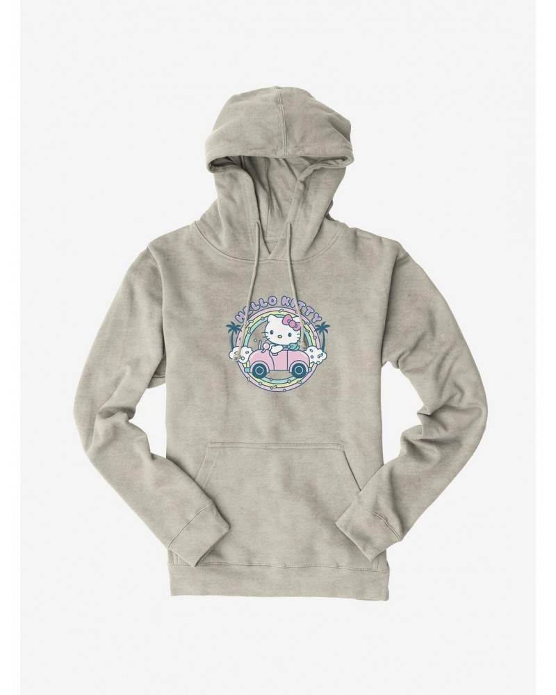 Hello Kitty Kawaii Vacation Retro Getaway Icon Hoodie $15.80 Hoodies