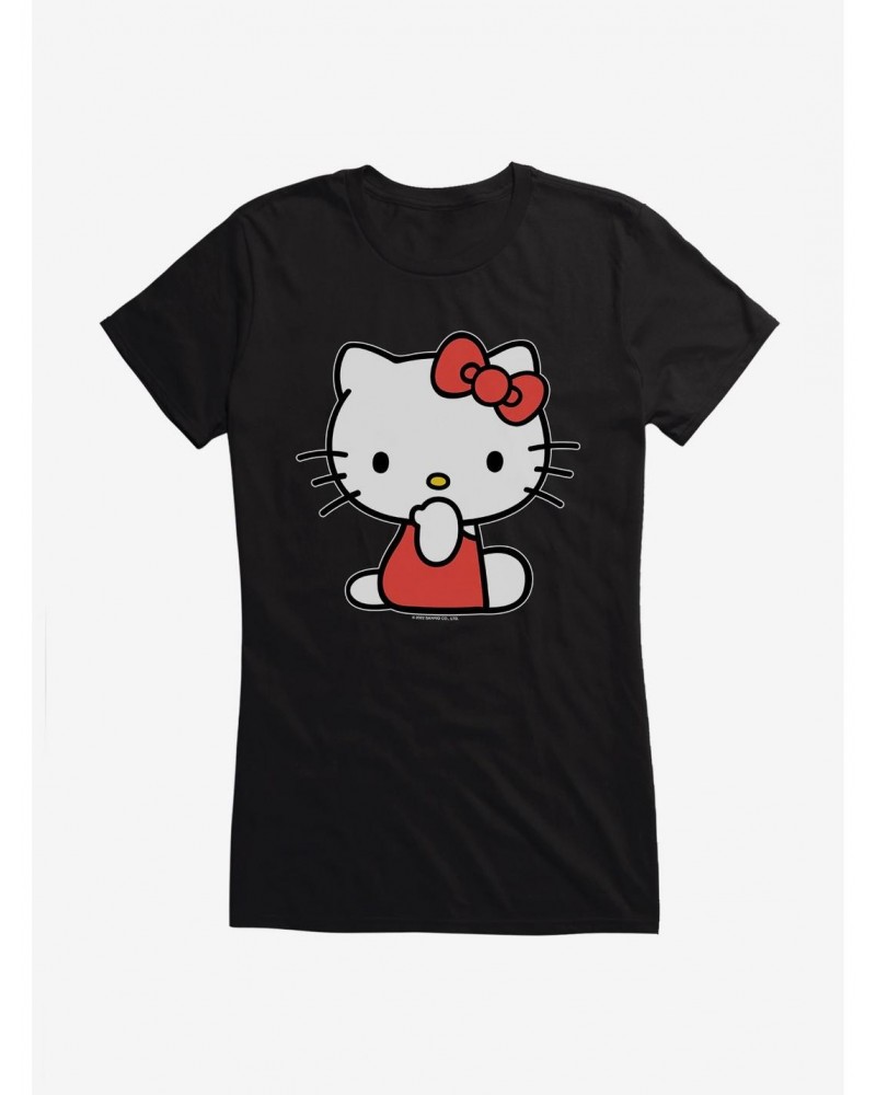 Hello Kitty Sitting Girls T-Shirt $6.77 T-Shirts