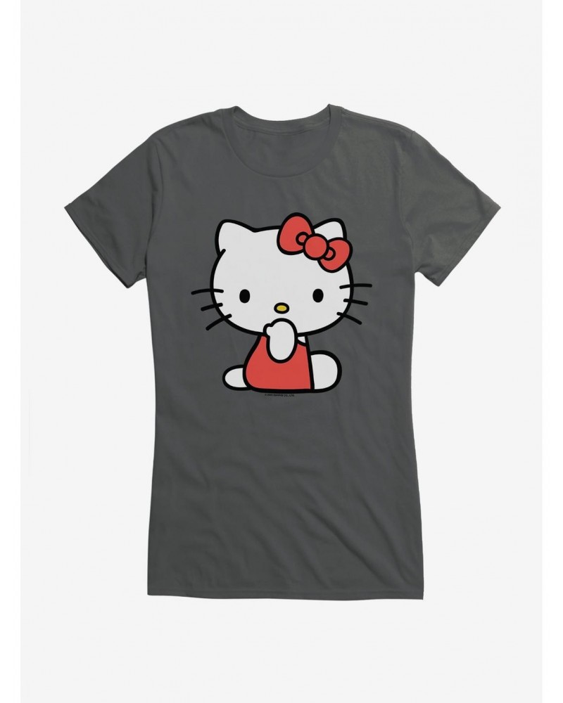 Hello Kitty Sitting Girls T-Shirt $6.77 T-Shirts