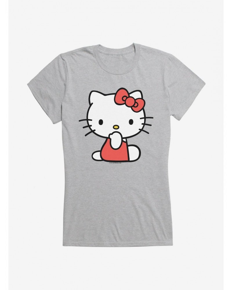 Hello Kitty Sitting Girls T-Shirt $6.77 T-Shirts