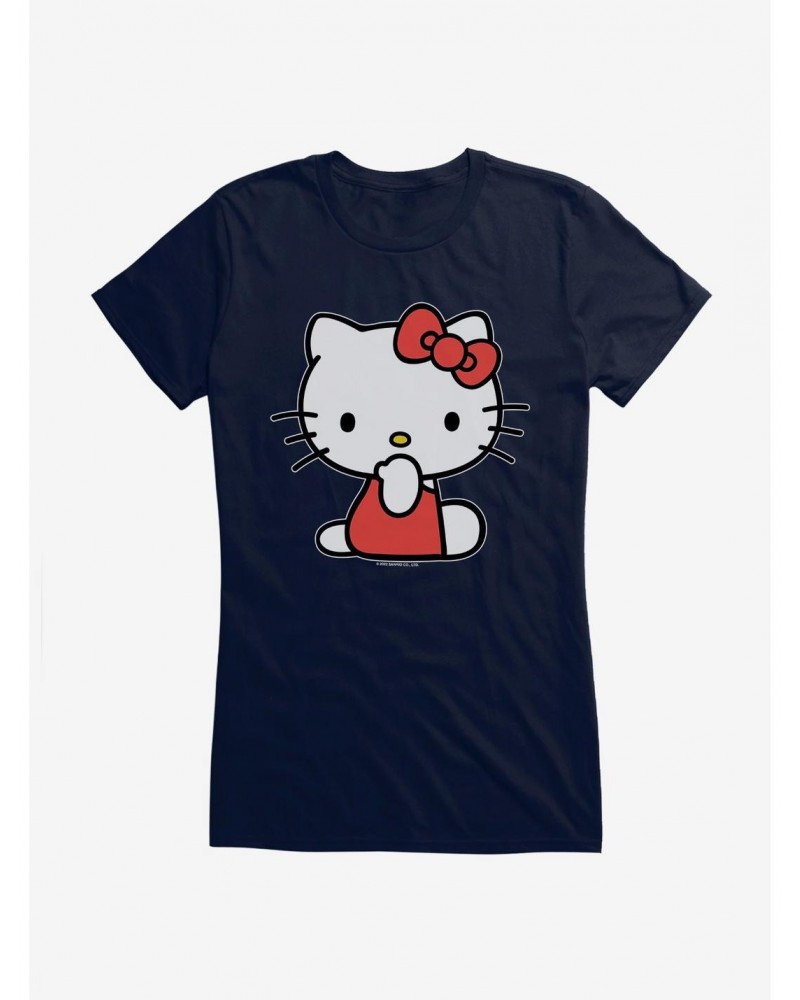 Hello Kitty Sitting Girls T-Shirt $6.77 T-Shirts