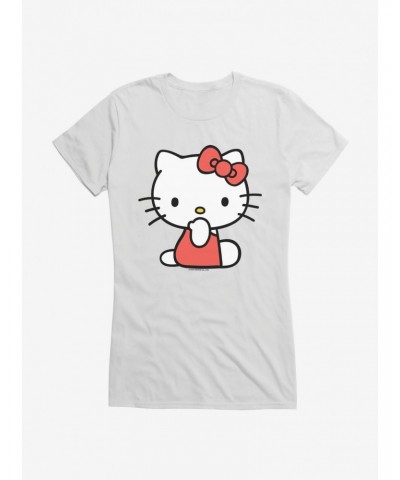 Hello Kitty Sitting Girls T-Shirt $6.77 T-Shirts