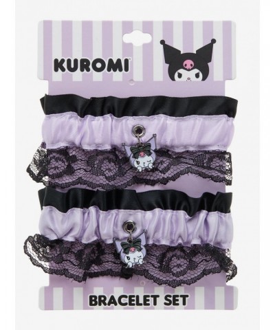 Kuromi Lace Cuff Bracelet Set $4.13 Bracelet Set