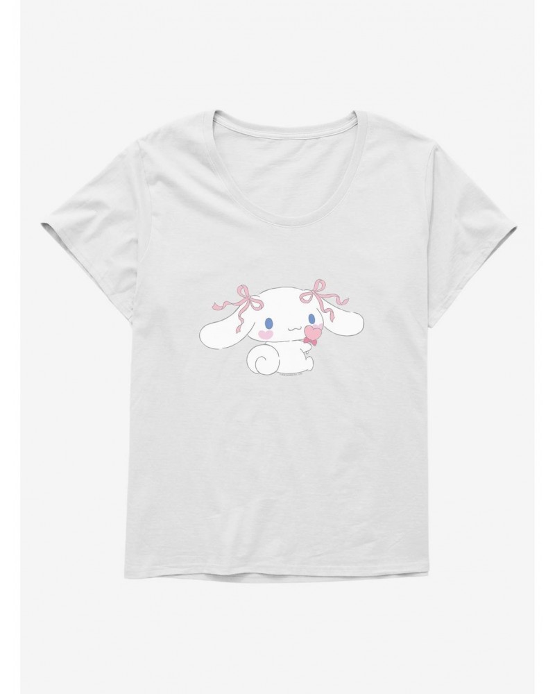 Cinnamoroll Heart Lollipop Girls T-Shirt Plus Size $8.32 T-Shirts