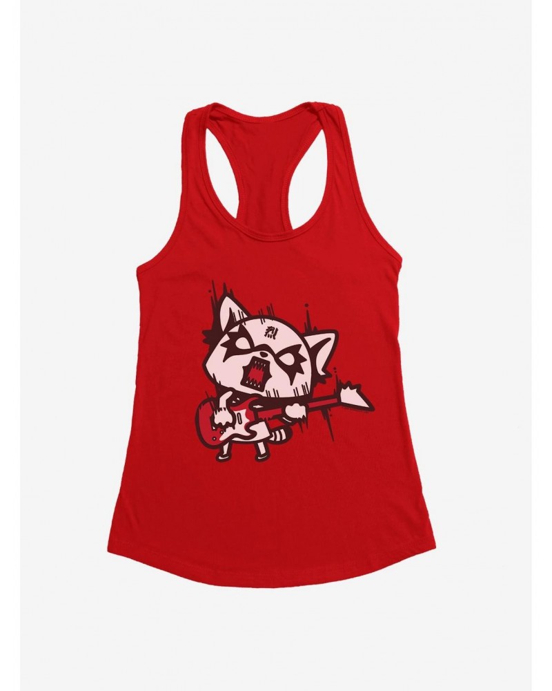 Aggretsuko Metal Hard Rock Girls Tank $6.37 Tanks