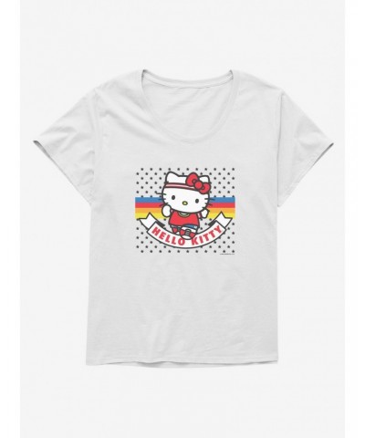 Hello Kitty Sports & Dots Girls T-Shirt Plus Size $11.33 T-Shirts