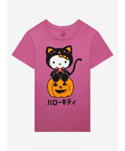 Hello Kitty Pumpkin Girls T-Shirt $6.04 T-Shirts