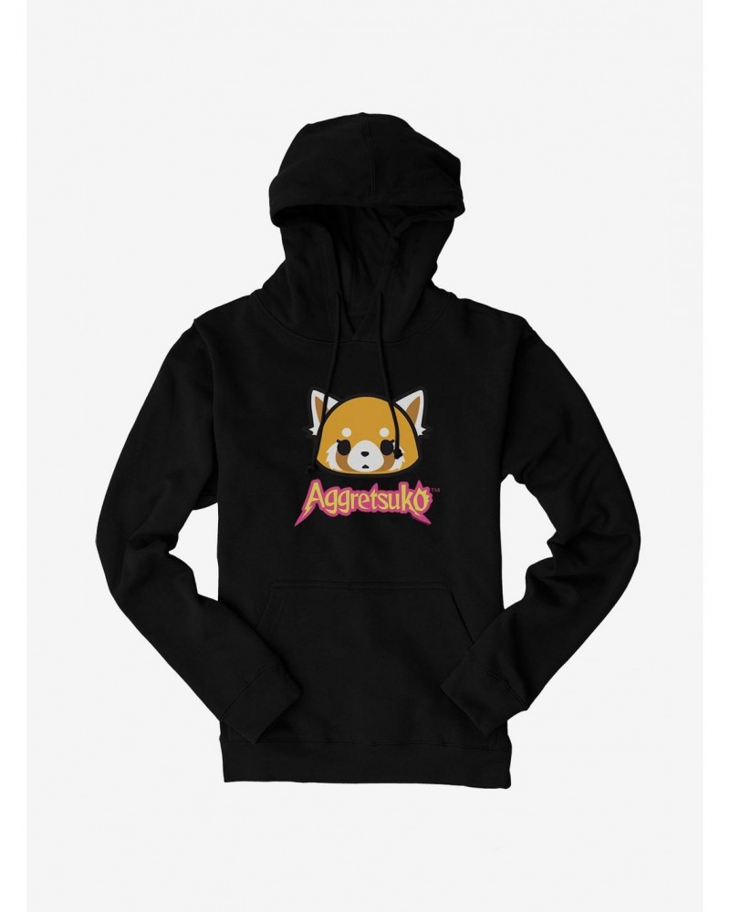 Aggretsuko Face Icon Hoodie $17.96 Hoodies