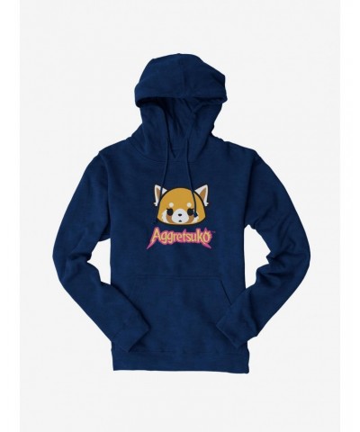 Aggretsuko Face Icon Hoodie $17.96 Hoodies