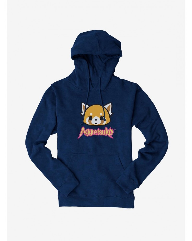 Aggretsuko Face Icon Hoodie $17.96 Hoodies