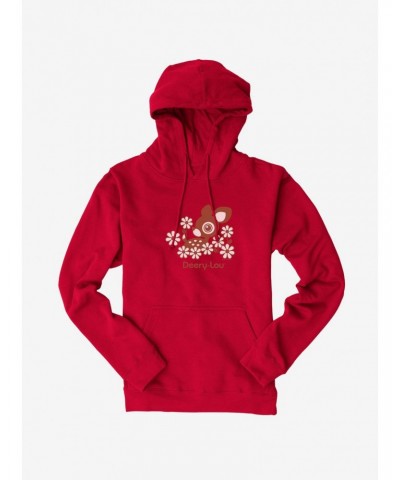 Deery-Lou Floral Design Hoodie $12.93 Hoodies