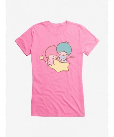 Little Twin Stars Flying Over Girls T-Shirt $6.18 T-Shirts