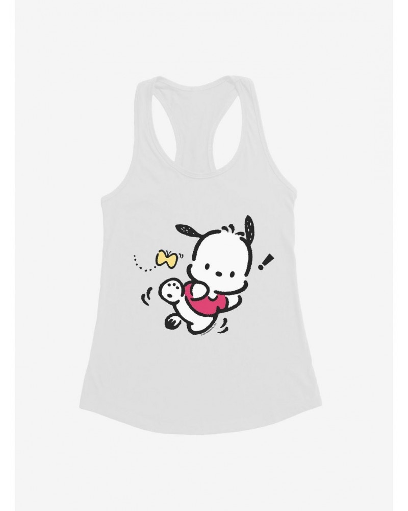 Pochacco Butterfly Chase Girls Tank $8.96 Tanks