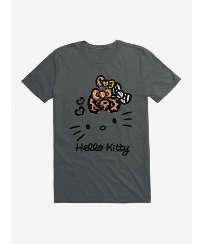 Hello Kitty Jungle Paradise Stencil Outline T-Shirt $5.74 T-Shirts