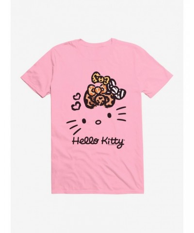 Hello Kitty Jungle Paradise Stencil Outline T-Shirt $5.74 T-Shirts