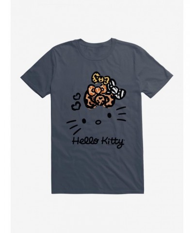 Hello Kitty Jungle Paradise Stencil Outline T-Shirt $5.74 T-Shirts