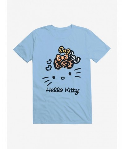 Hello Kitty Jungle Paradise Stencil Outline T-Shirt $5.74 T-Shirts