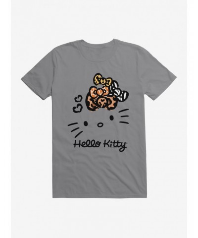 Hello Kitty Jungle Paradise Stencil Outline T-Shirt $5.74 T-Shirts