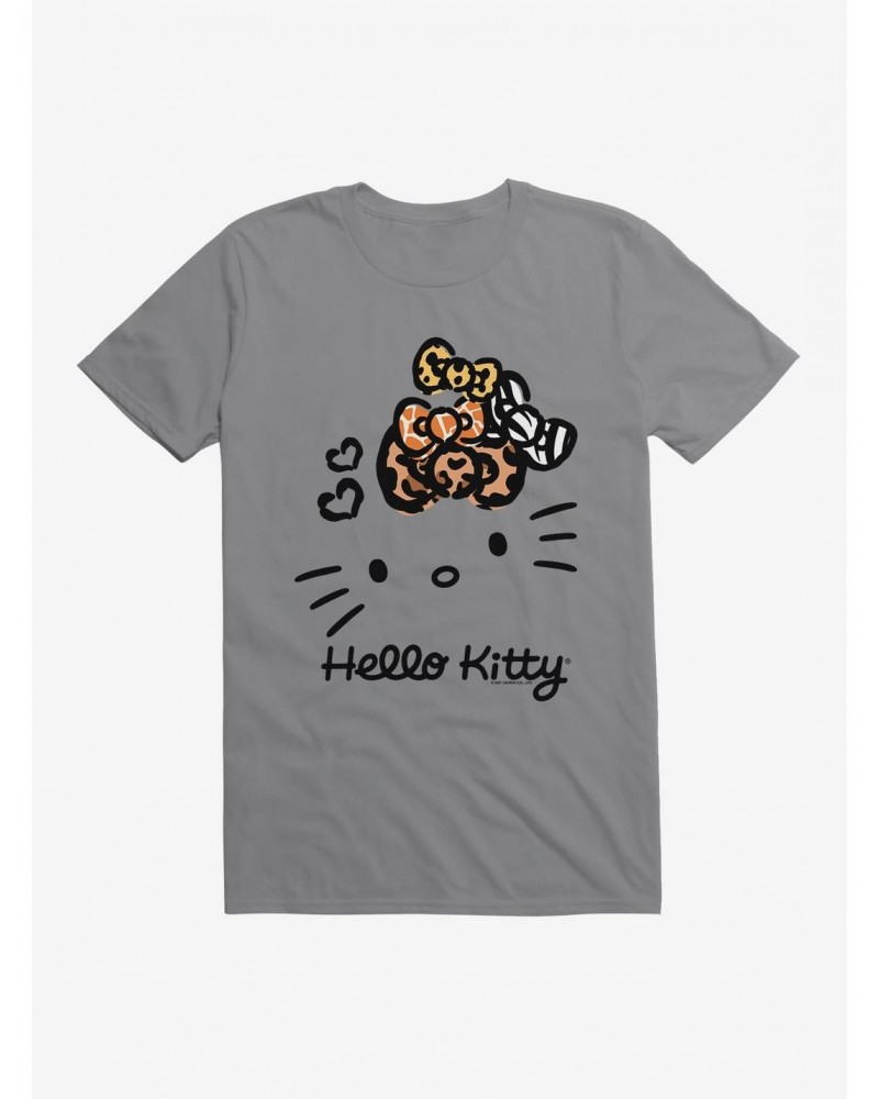 Hello Kitty Jungle Paradise Stencil Outline T-Shirt $5.74 T-Shirts