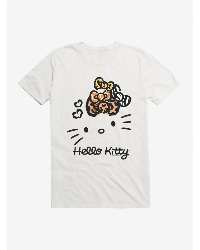 Hello Kitty Jungle Paradise Stencil Outline T-Shirt $5.74 T-Shirts