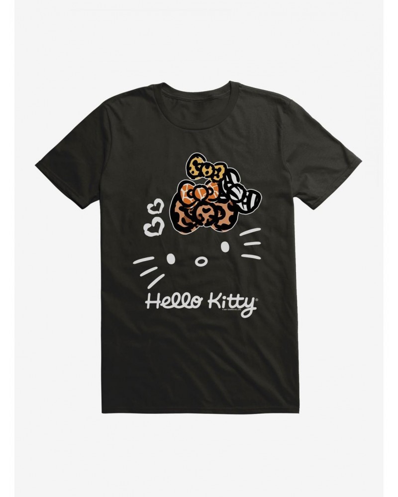 Hello Kitty Jungle Paradise Stencil Outline T-Shirt $5.74 T-Shirts