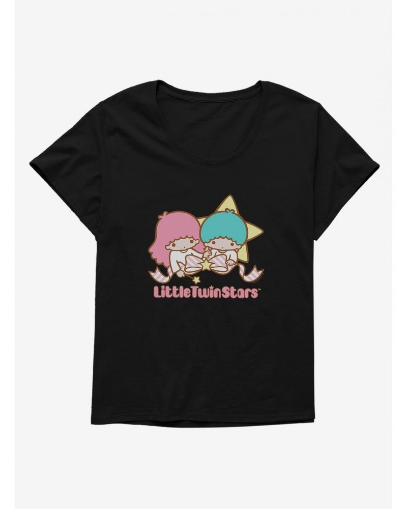 Little Twin Stars Dreamy Bow Girls T-Shirt Plus Size $9.09 T-Shirts