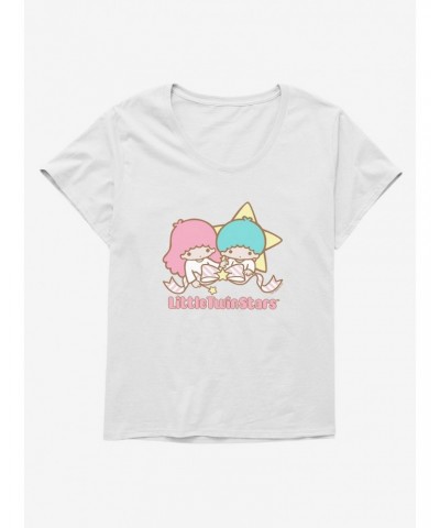 Little Twin Stars Dreamy Bow Girls T-Shirt Plus Size $9.09 T-Shirts