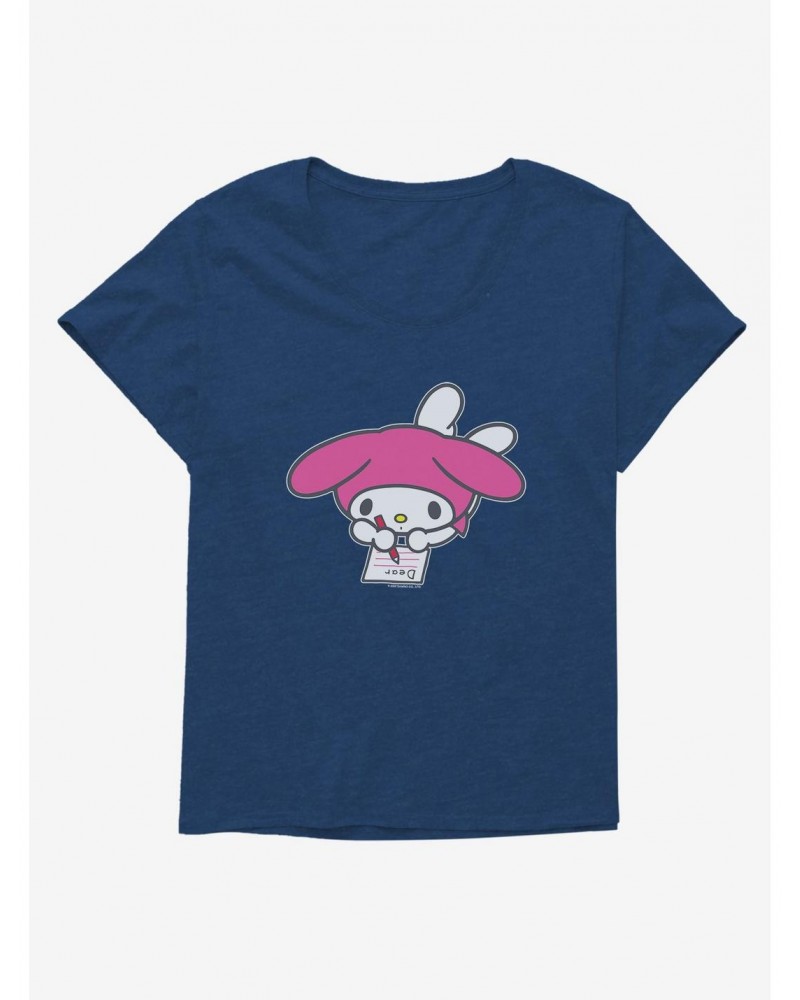 My Melody Writing Girls T-Shirt Plus Size $10.40 T-Shirts