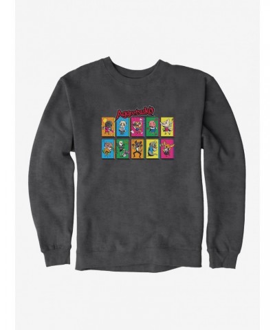 Aggretsuko Character Panels Sweatshirt $14.17 Sweatshirts