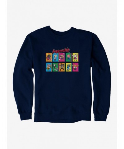 Aggretsuko Character Panels Sweatshirt $14.17 Sweatshirts