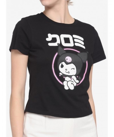 Kuromi Logo Girls Baby T-Shirt $10.40 T-Shirts