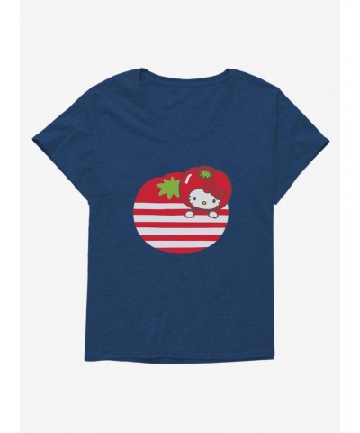 Hello Kitty Five A Day Tomato Free Girls T-Shirt Plus Size $8.32 T-Shirts