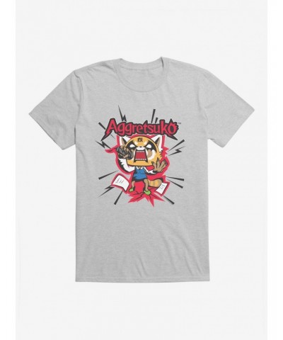 Aggretsuko Screaming Lyrics T-Shirt $6.31 T-Shirts