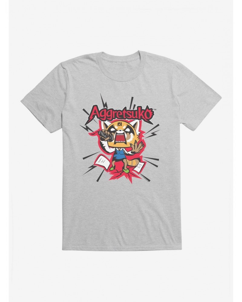 Aggretsuko Screaming Lyrics T-Shirt $6.31 T-Shirts