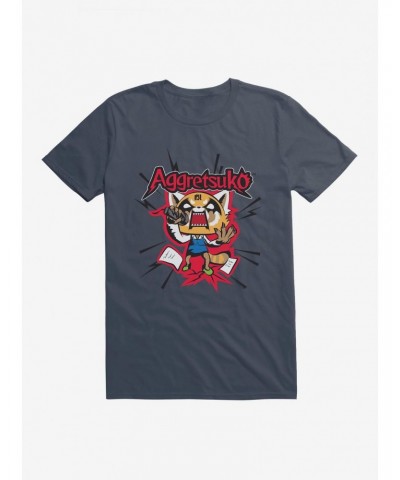 Aggretsuko Screaming Lyrics T-Shirt $6.31 T-Shirts