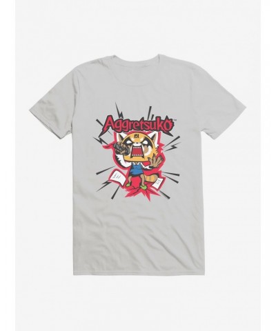 Aggretsuko Screaming Lyrics T-Shirt $6.31 T-Shirts