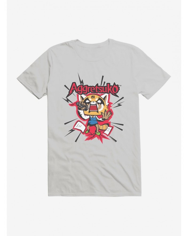 Aggretsuko Screaming Lyrics T-Shirt $6.31 T-Shirts