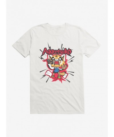 Aggretsuko Screaming Lyrics T-Shirt $6.31 T-Shirts