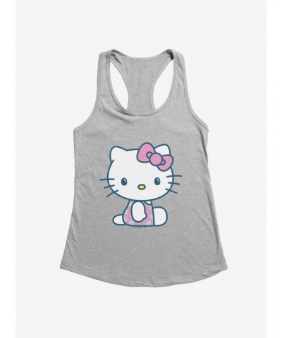 Hello Kitty Kawaii Vacation Polka Dot Swim Outfit Girls Tank $9.16 Tanks