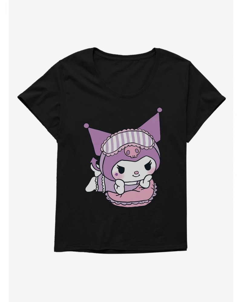 Kuromi Sleepover Girls T-Shirt Plus Size $8.79 T-Shirts